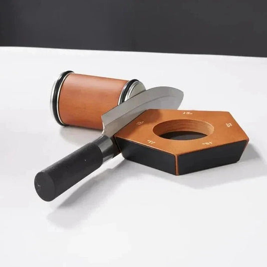 Diamond Rolling Knife Sharpener Manual Set With Non-Slip Base