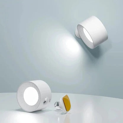 Rechargeable Wall Light With 360° Magnetic Rotation and Touch Control