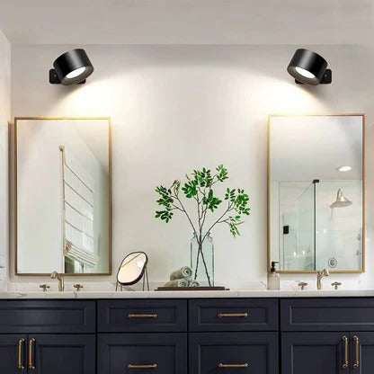 Rechargeable Wall Light With 360° Magnetic Rotation and Touch Control