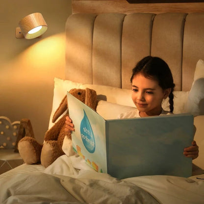 Rechargeable Wall Light With 360° Magnetic Rotation and Touch Control