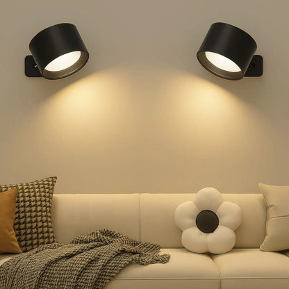 Rechargeable Wall Light With 360° Magnetic Rotation and Touch Control