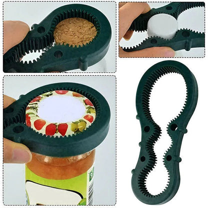 Automatic Electric Can Opener With Built-In Bottle And Jar Opener