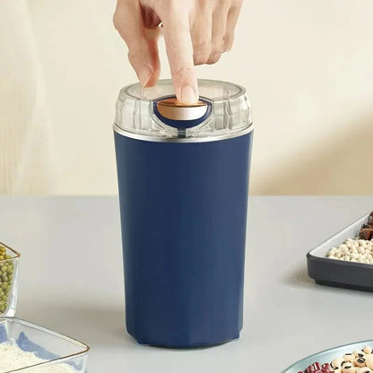 Electric Mini Grinder with Stainless Steel Blades 60g Capacity