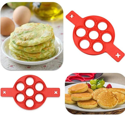 15 Inch Non-Stick Aluminum Pancake Pan with Multi-Compartments