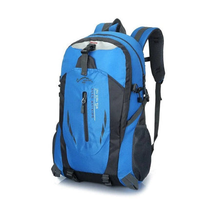 Waterproof Nylon Travel Backpack Lightweight Durable 55L Multi-Compartment