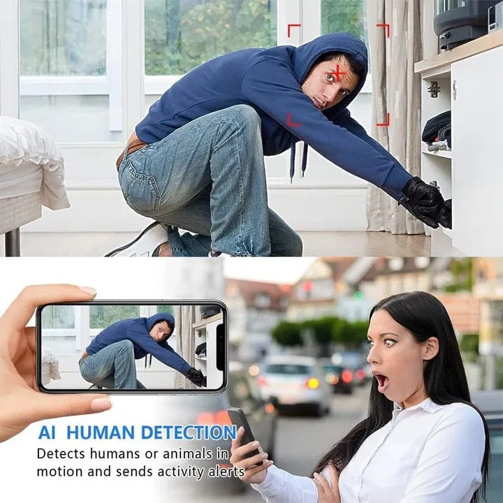 5G WiFi Mini Security Camera Wireless HD Night Vision Indoor Cam