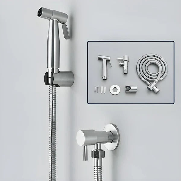 Handheld Bidet Sprayer with Adjustable Water Flow for Bathroom Hygiene