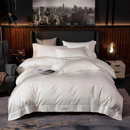 Modern Black Cotton Bedding Set