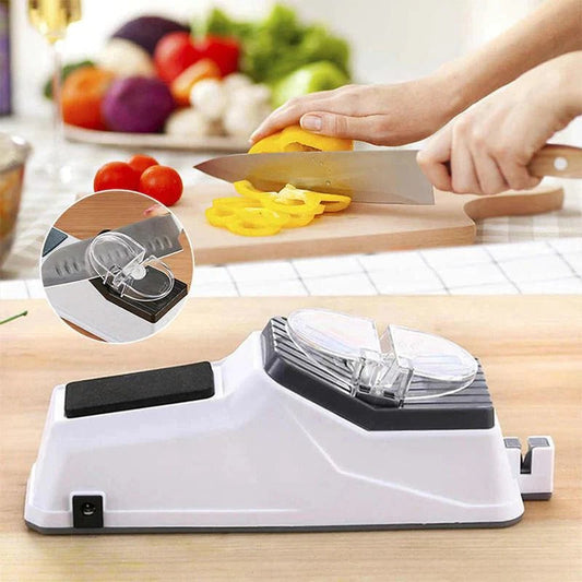 USB Rechargeable Electric Knife Sharpener for Kitchen Knives and Scissors
