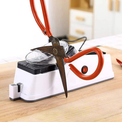 USB Rechargeable Electric Knife Sharpener for Kitchen Knives and Scissors