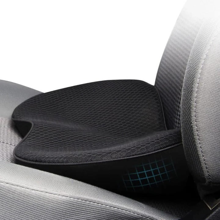 Ergonomic Memory Foam Car Booster Seat Cushion for Adult Comfort