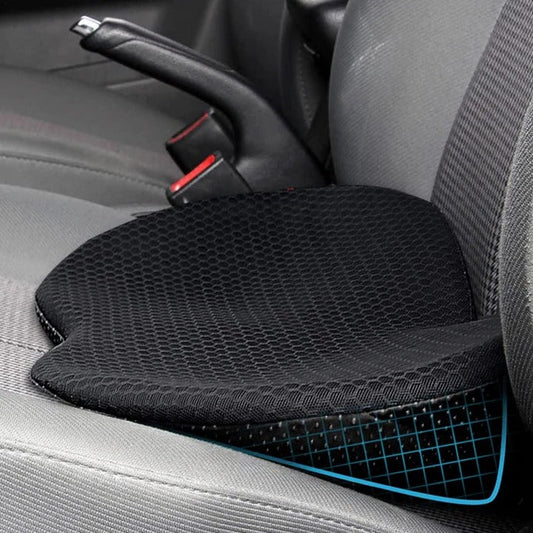 Ergonomic Memory Foam Car Booster Seat Cushion for Adult Comfort
