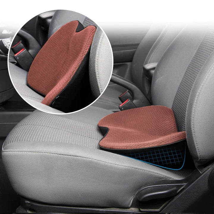 Ergonomic Memory Foam Car Booster Seat Cushion for Adult Comfort