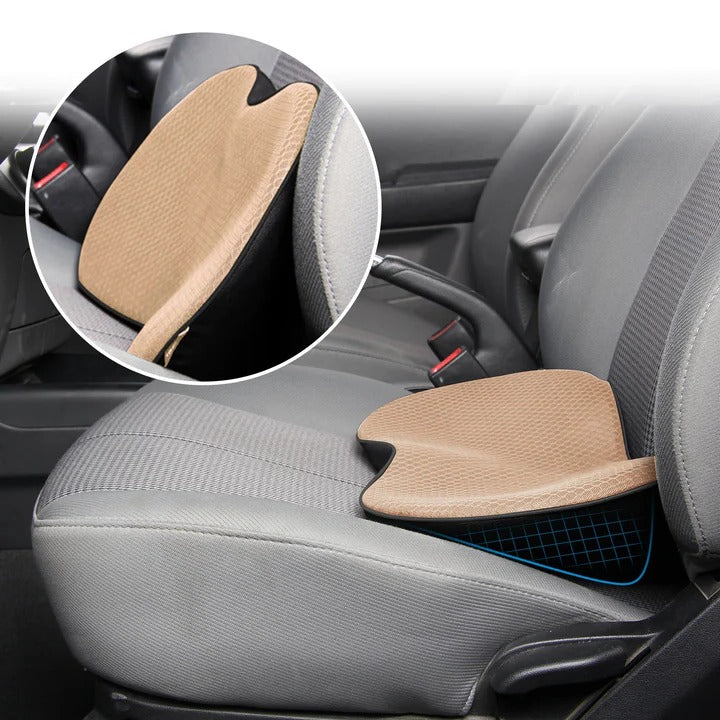 Ergonomic Memory Foam Car Booster Seat Cushion for Adult Comfort