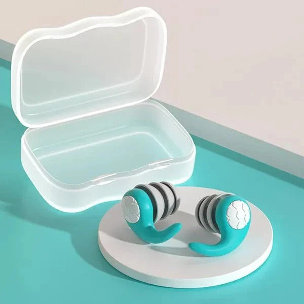 Noise Cancelling Soft Silicone Earplugs for Sleep and Comfort