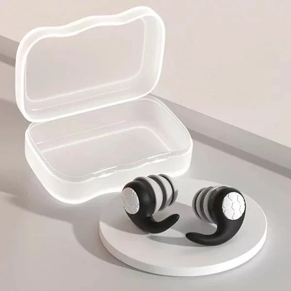 Noise Cancelling Soft Silicone Earplugs for Sleep and Comfort