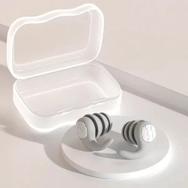 Noise Cancelling Soft Silicone Earplugs for Sleep and Comfort