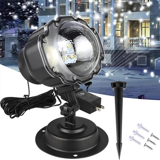LED Snowfall Projector Light Outdoor Indoor Christmas Winter Decoration