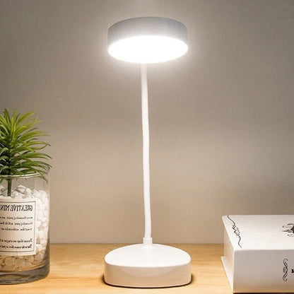 Touch-Control LED Bedside Reading Lamp with Adjustable Arm and USB Power