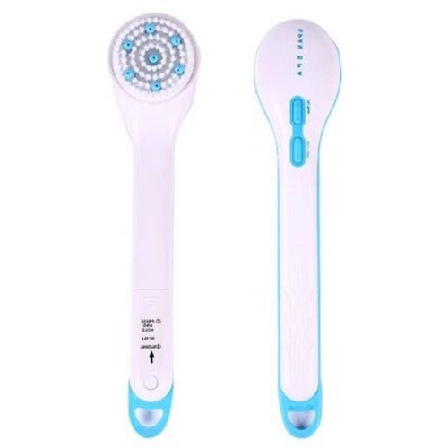 Exfoliating Waterproof Body Brush With 5 Attachments Spin Scrubber