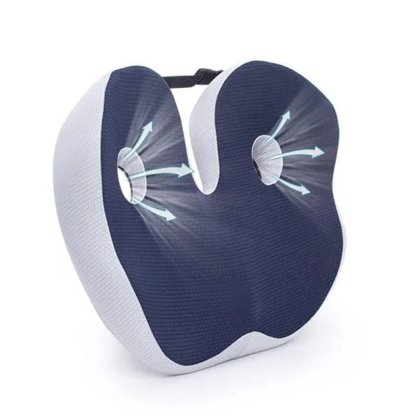 Memory Foam Orthopedic Seat Cushion for Tailbone Pain Relief