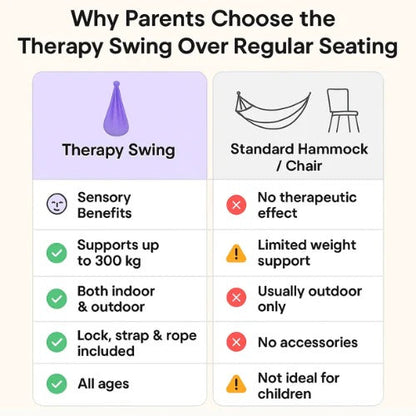 Sensory Therapy Swing for Autism Indoor and Outdoor Hammock