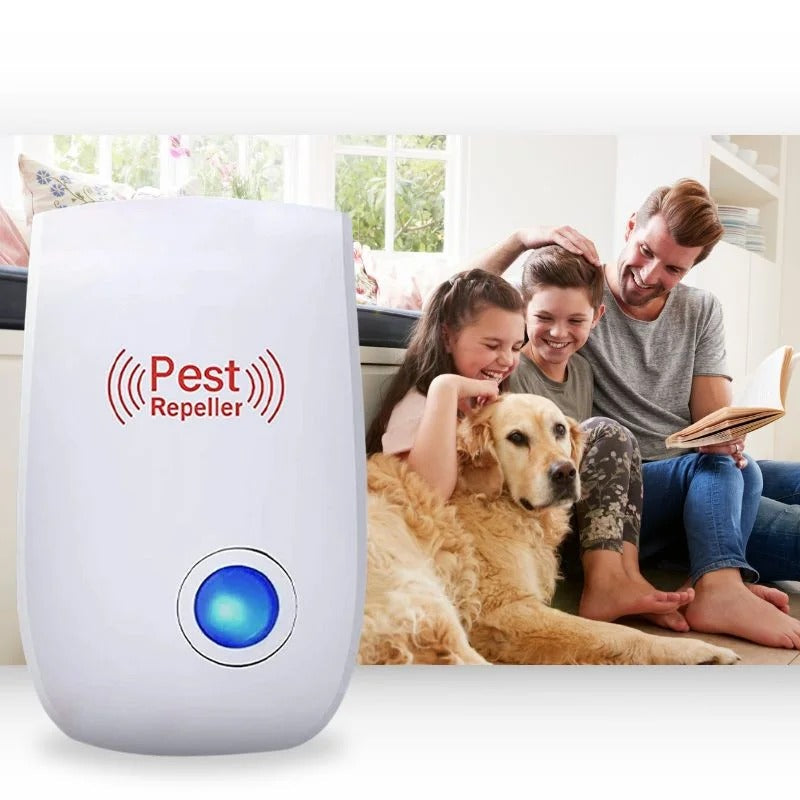 Ultrasonic Fly Repeller Chemical-Free Pest Control Plug-In Device