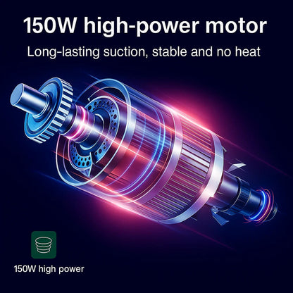 Cordless Handheld Vacuum Cleaner 95000Pa Suction Lightweight Powerful