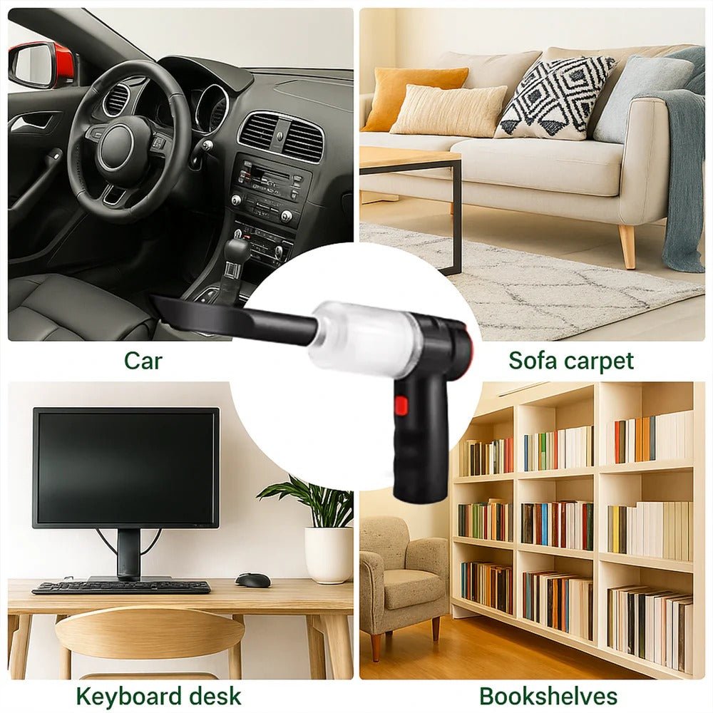 Cordless Handheld Vacuum Cleaner 95000Pa Suction Lightweight Powerful