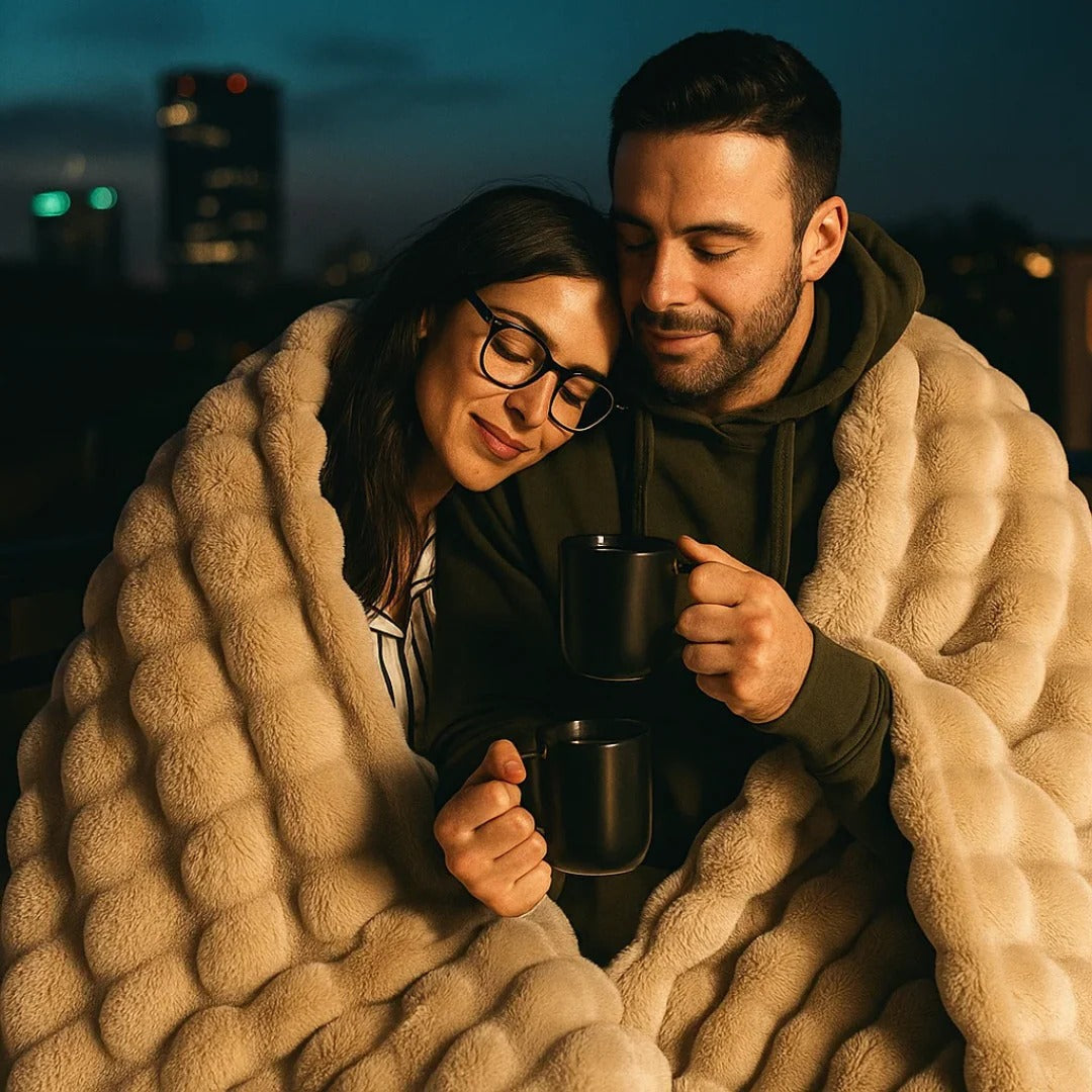 All-Season Plush Blanket Lightweight Cozy Year-Round Warmth