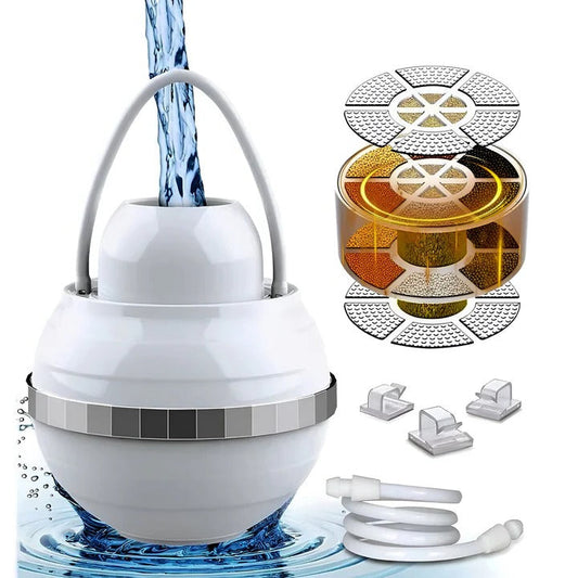 Bathtub Water Filter Clip-On for Soft, Clean Chlorine-Free Bathwater