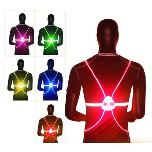 360 Degree Reflective LED Safety Vest With Flashing Night Lights