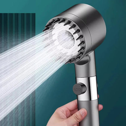 High Pressure Showerhead With 9-Layer Filter And Water Saving Flow Control