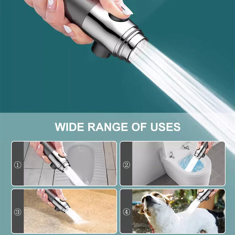High Pressure Showerhead With 9-Layer Filter And Water Saving Flow Control