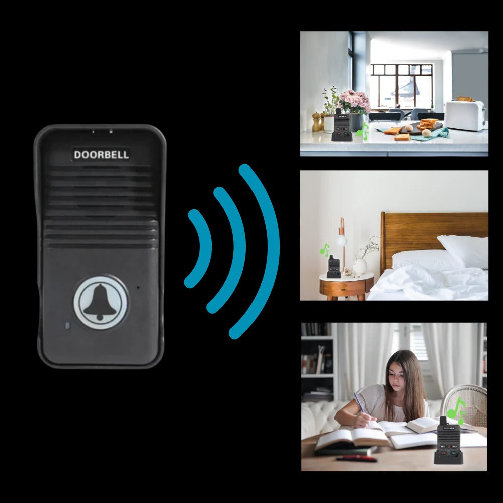 Hands-Free Waterproof Intercom Doorbell With Multiple Ringtones