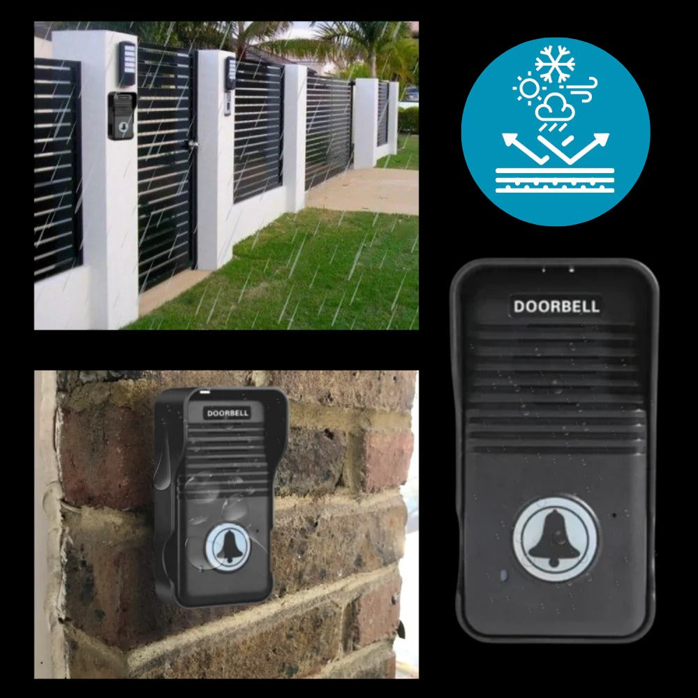 Hands-Free Waterproof Intercom Doorbell With Multiple Ringtones