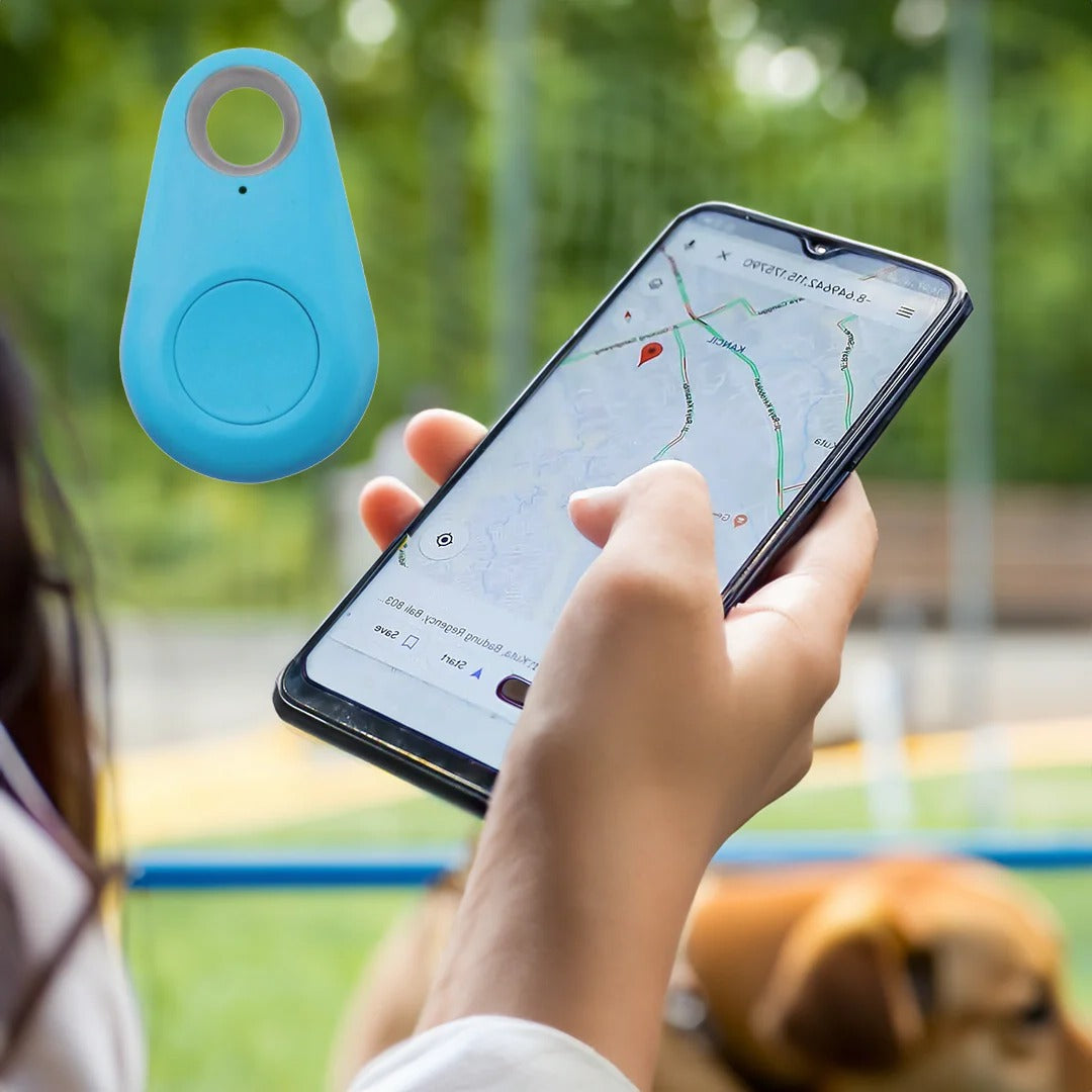 Waterproof Bluetooth GPS Pet Tracker for Dogs and Cats Real-Time Tracking