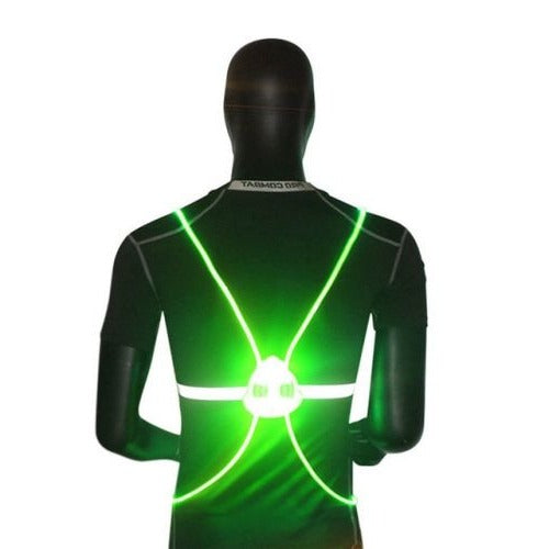 360 Degree Reflective LED Safety Vest With Flashing Night Lights