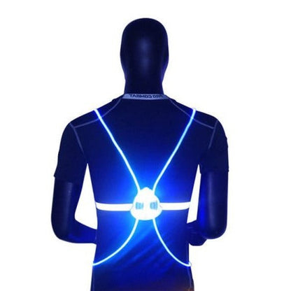 360 Degree Reflective LED Safety Vest With Flashing Night Lights