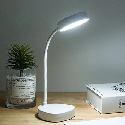 Touch-Control LED Bedside Reading Lamp with Adjustable Arm and USB Power