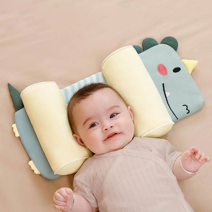 Adjustable Newborn Baby Head Pillow With Breathable Cotton Cover