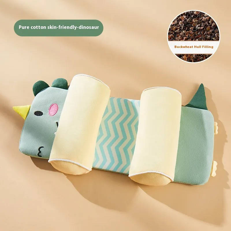 Adjustable Newborn Baby Head Pillow With Breathable Cotton Cover