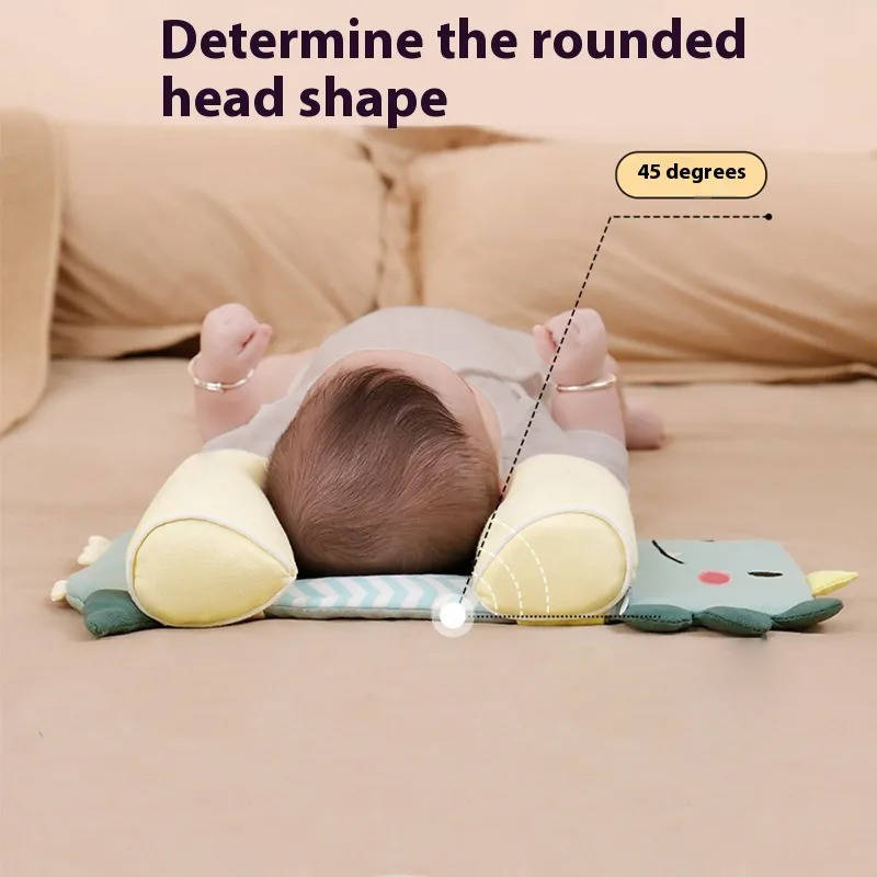 Adjustable Newborn Baby Head Pillow With Breathable Cotton Cover