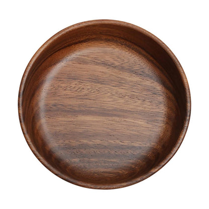 Walnut Wood Serving Bowl For Food Smooth Polished Multipurpose Bowl