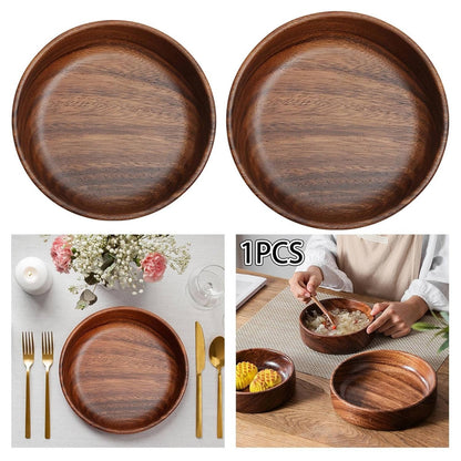 Walnut Wood Serving Bowl For Food Smooth Polished Multipurpose Bowl