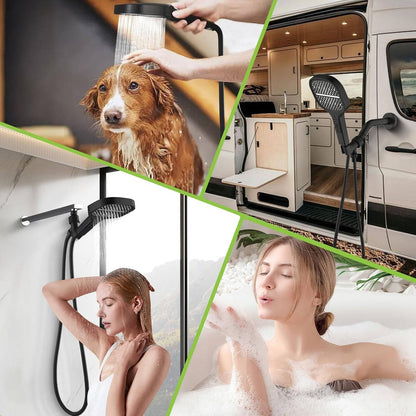 High Pressure Shower Head With 7 Spray Modes and Built-In Filter