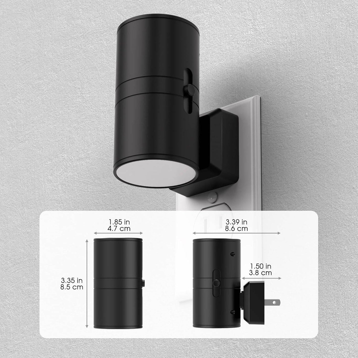 Automatic Night Light Outlet With Dual Brightness And Energy Saving