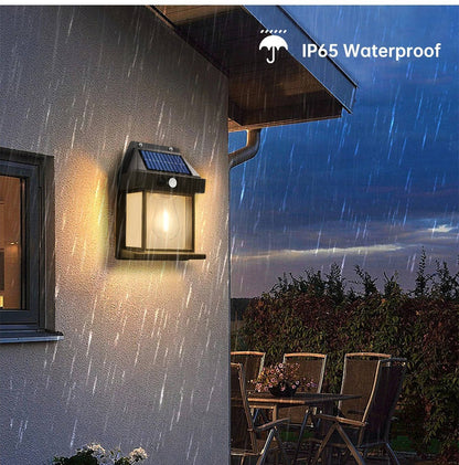 2-Pack Solar Outdoor Wall Lights Motion Sensor 600 Lumens Weatherproof