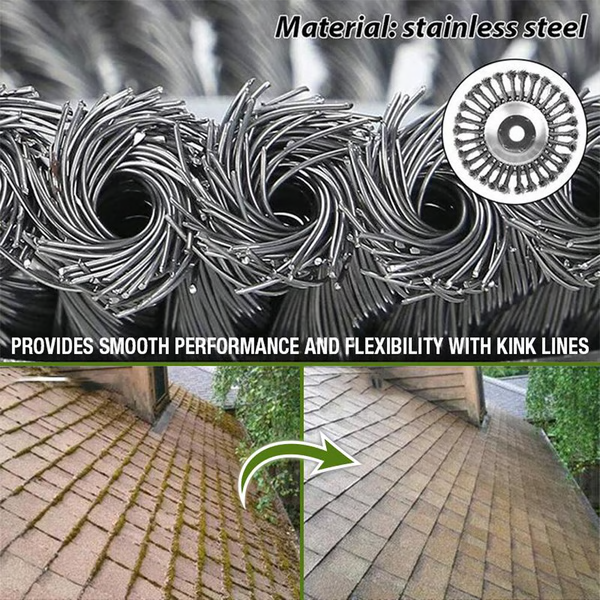 Carbon Steel Weed Brush Trimmer Attachment Durable Lightweight Tool