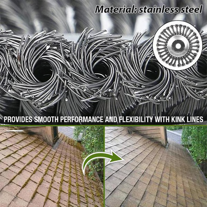 Carbon Steel Weed Brush Trimmer Attachment Durable Lightweight Tool